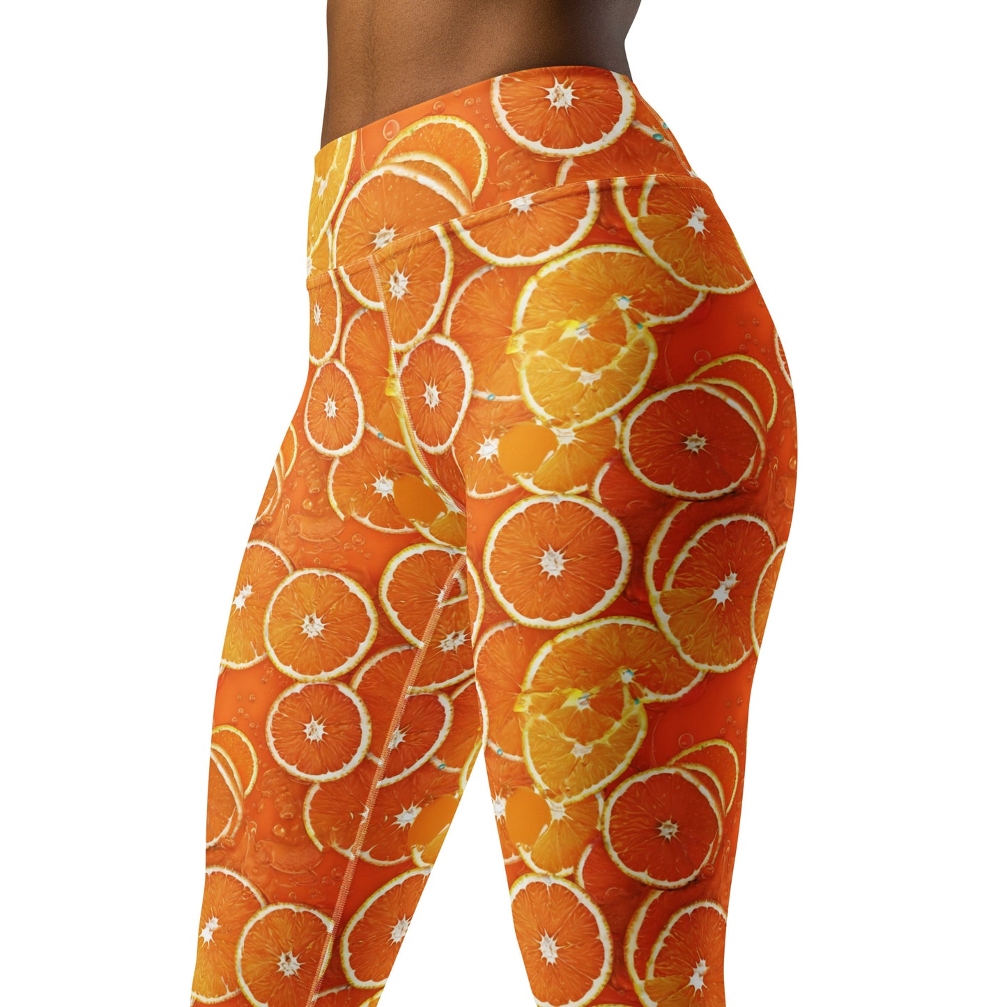 Orange Boost Yoga Leggings