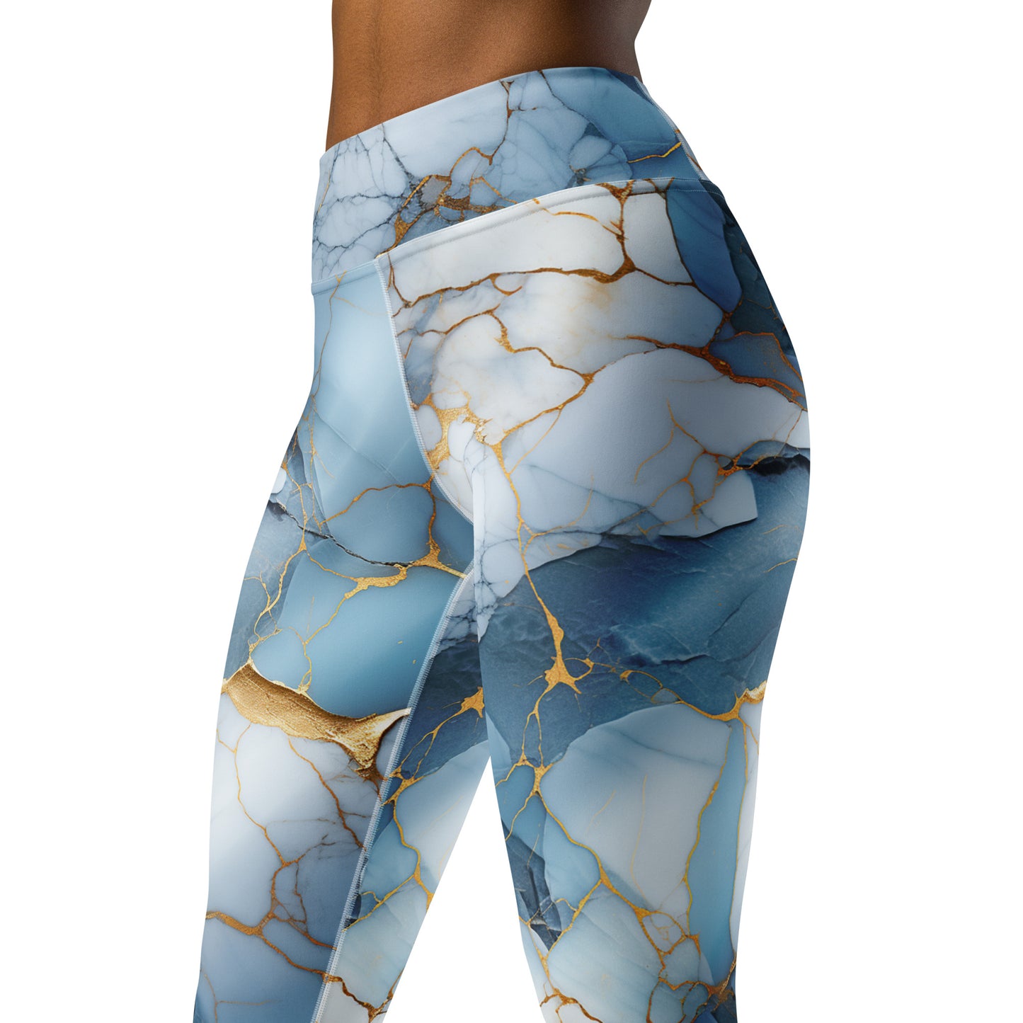 Blue Marble Yoga Leggings