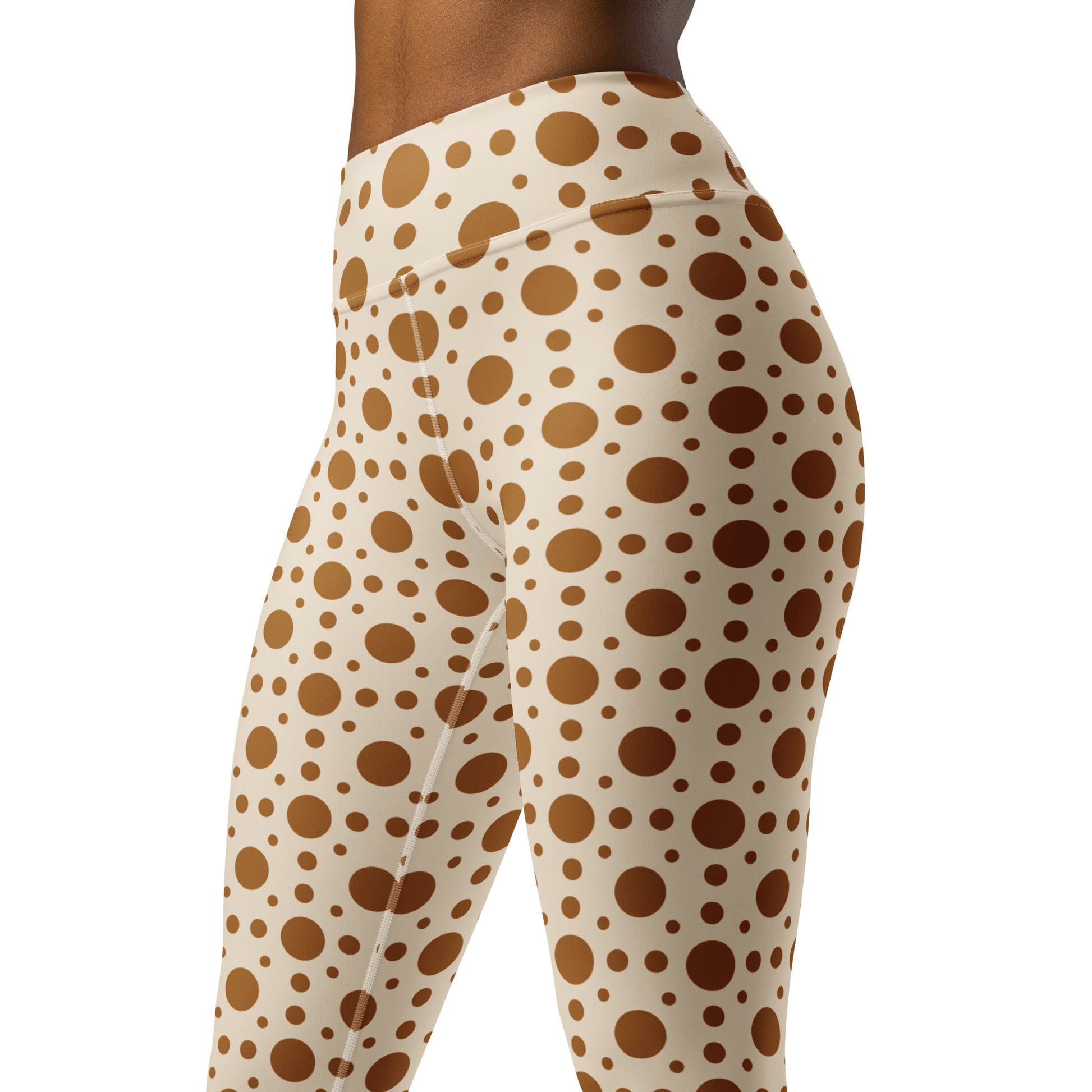 Modern Dots Print Yoga Leggings