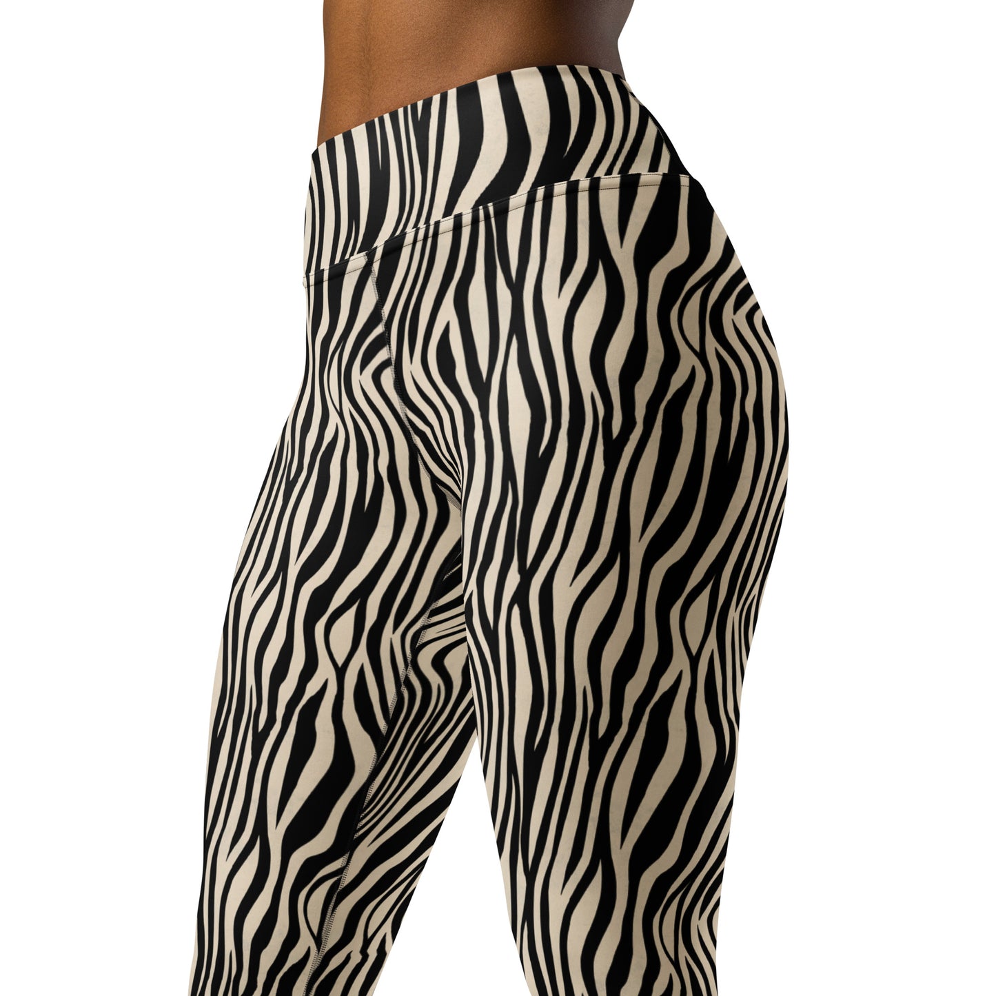 Zebra Skin Print Yoga Leggings