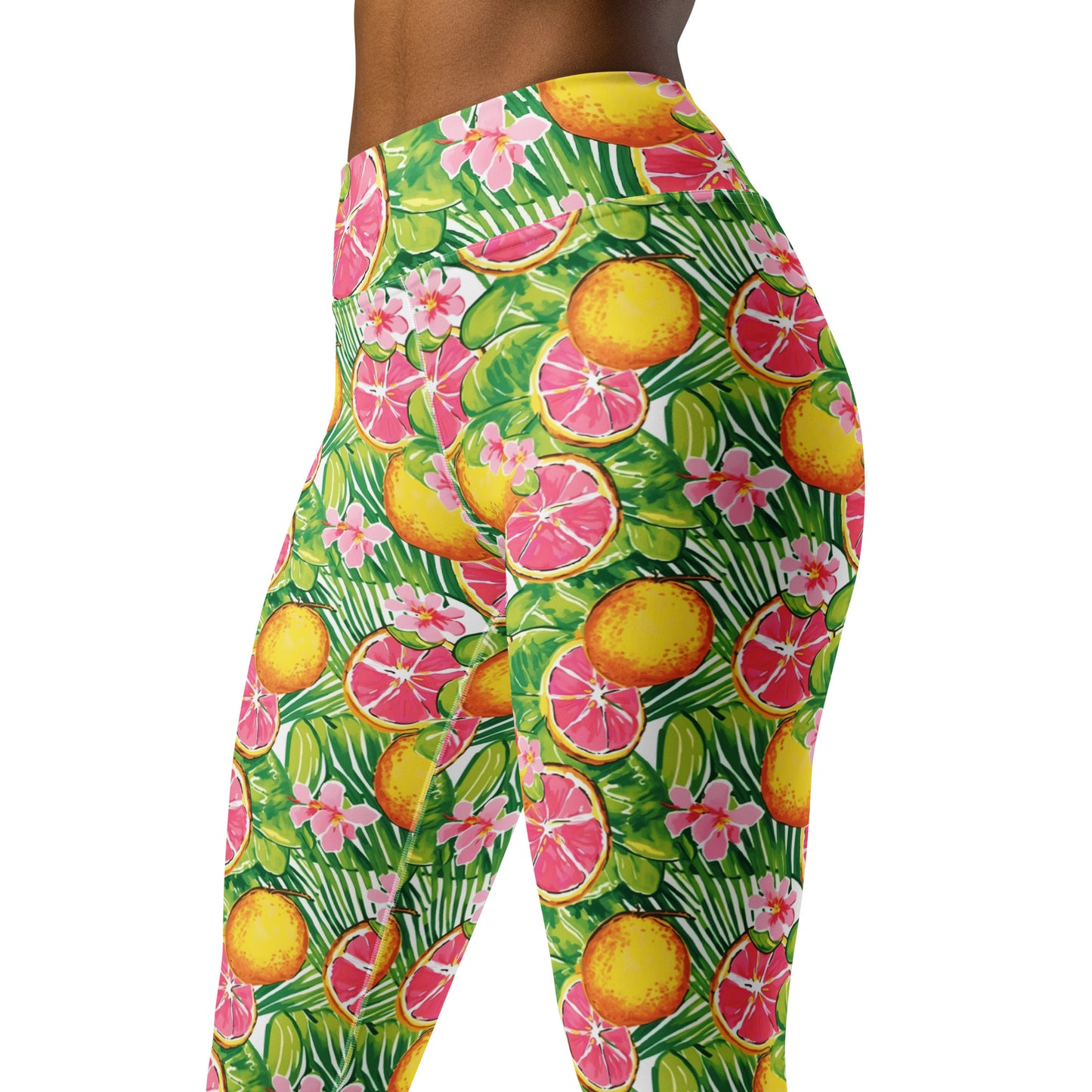 Tropical Fiesta Yoga Leggings