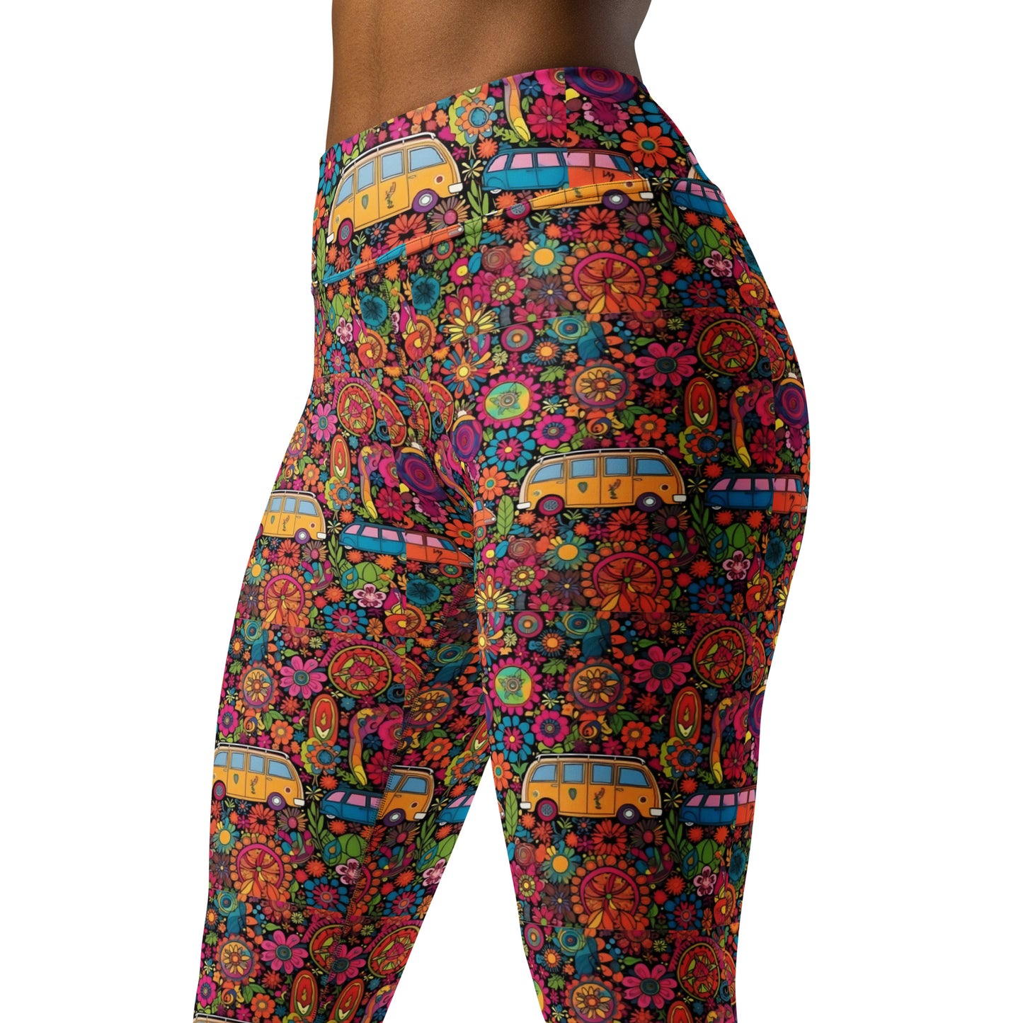 Hippie Voyage Printed Yoga Leggings