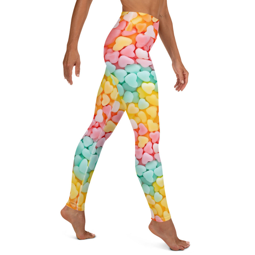 Sweet Candy Love Yoga Leggings