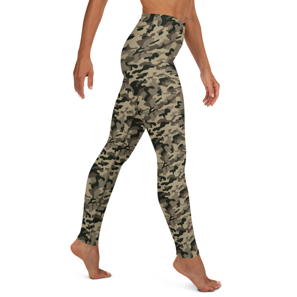 Classic Camo Print Yoga Leggings