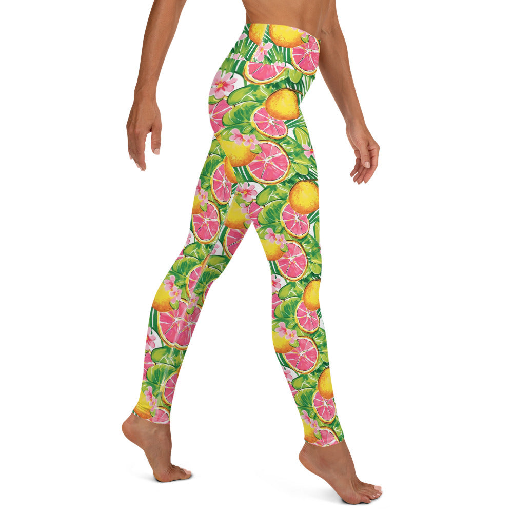 Tropical Fiesta Yoga Leggings