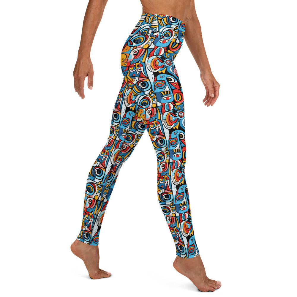 Fine Arts Pop Culture Printed Yoga Leggings