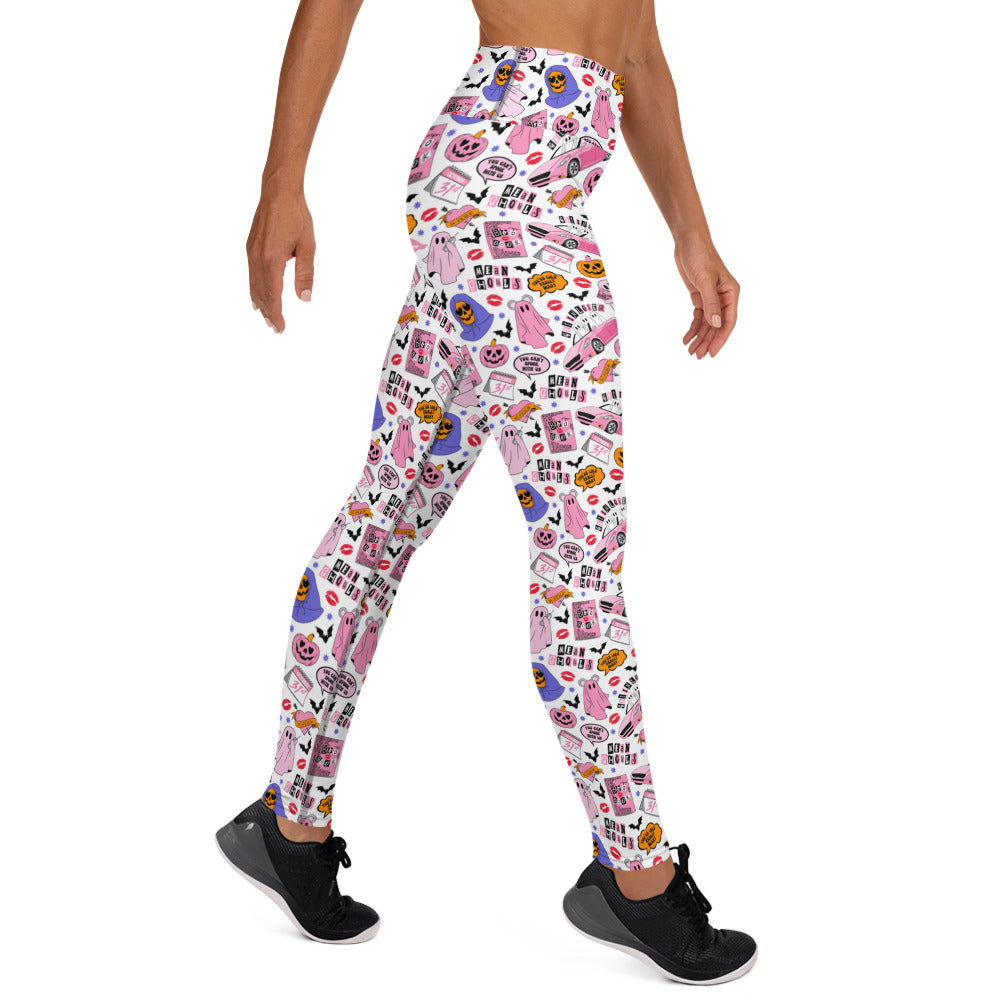 Mean Ghouls Halloween Yoga Leggings