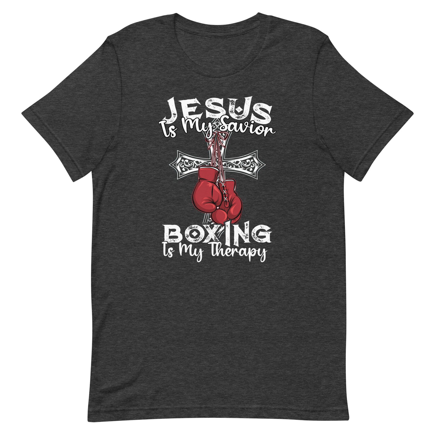 Jesus is My Savior Boxing is My Therapy T-Shirt